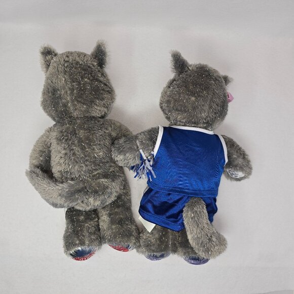 Build-A-Bear GWL Wiley & Violet 25th Great Wolf Plush Pair 16" Cheerleader - Picture 5 of 12